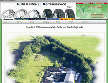 Tablet Screenshot of gueta-reifen.de